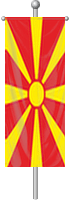 Nationalflagge Mazedonien