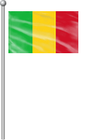 Nationalflagge Mali