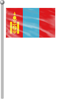Nationalflagge Mongolei
