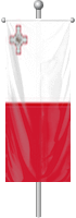 Nationalflagge Malta