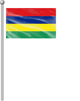 Nationalflagge Mauritius