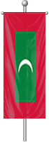 Nationalflagge Malediven