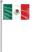 Nationalflagge Mexiko