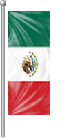 Nationalflagge Mexiko