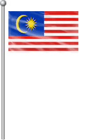 Nationalflagge Malaysia