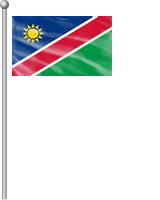 Nationalflagge Namibia