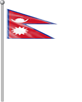 Nationalflagge Nepal