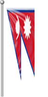 Nationalflagge Nepal
