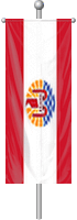 Nationalflagge FranzÃ¶sisch-Polynesien