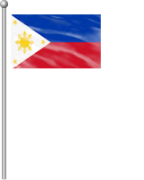 Nationalflagge Philippinen
