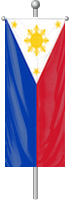 Nationalflagge Philippinen