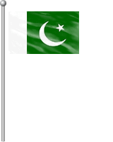 Nationalflagge Pakistan