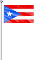 Nationalflagge Puerto Rico