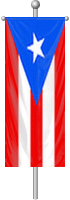 Nationalflagge Puerto Rico