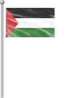Nationalflagge PalÃ¤stina (Autonomiegebiete)