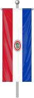 Nationalflagge Paraguay