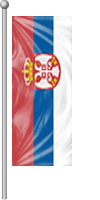 Nationalflagge Serbien