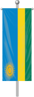 Nationalflagge Ruanda
