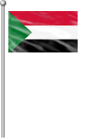 Nationalflagge Sudan
