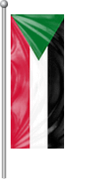 Nationalflagge Sudan