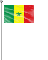 Nationalflagge Senegal