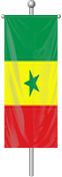 Nationalflagge Senegal