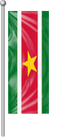 Nationalflagge Suriname