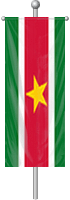 Nationalflagge Suriname