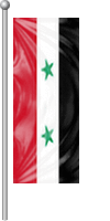 Nationalflagge Syrien