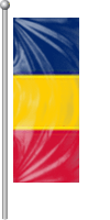 Nationalflagge Tschad