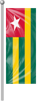 Nationalflagge Togo