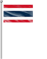 Nationalflagge Thailand