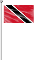 Nationalflagge Trinidad und Tobago