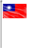 Nationalflagge China (Republik C. auf Taiwan)