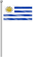 Nationalflagge Uruguay