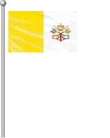 Nationalflagge Vatikanstadt