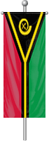 Nationalflagge Vanuatu