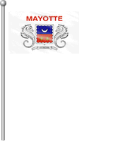 Nationalflagge Mayotte