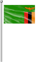 Nationalflagge Sambia