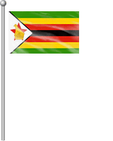 Nationalflagge Simbabwe