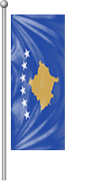 Nationalflagge Kosovo