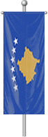 Nationalflagge Kosovo