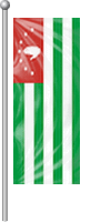 Nationalflagge Abchasien