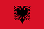 Nationalflagge Albanien