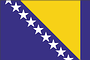 Nationalflagge Bosnien und Herzegowina