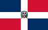 Nationalflagge Dominikanische Republik