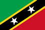 Nationalflagge St. Kitts und Nevis