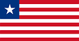 Nationalflagge Liberia