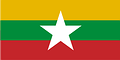 Nationalflagge Myanmar