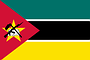 Nationalflagge Mosambik